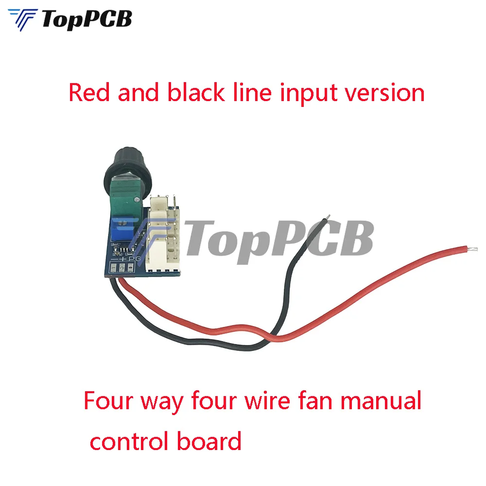 

DC 12V PWM Speed Controller Fan Speed Governor W/ 3P Plug Cable 4 Wire Computer Temperature Control Switch for PC CPU Cooler Fan