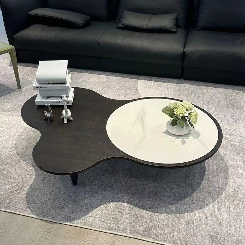 Italian minimalist, living room cloud coffee table, designer Nordic style coffee table, special-shaped small apartment