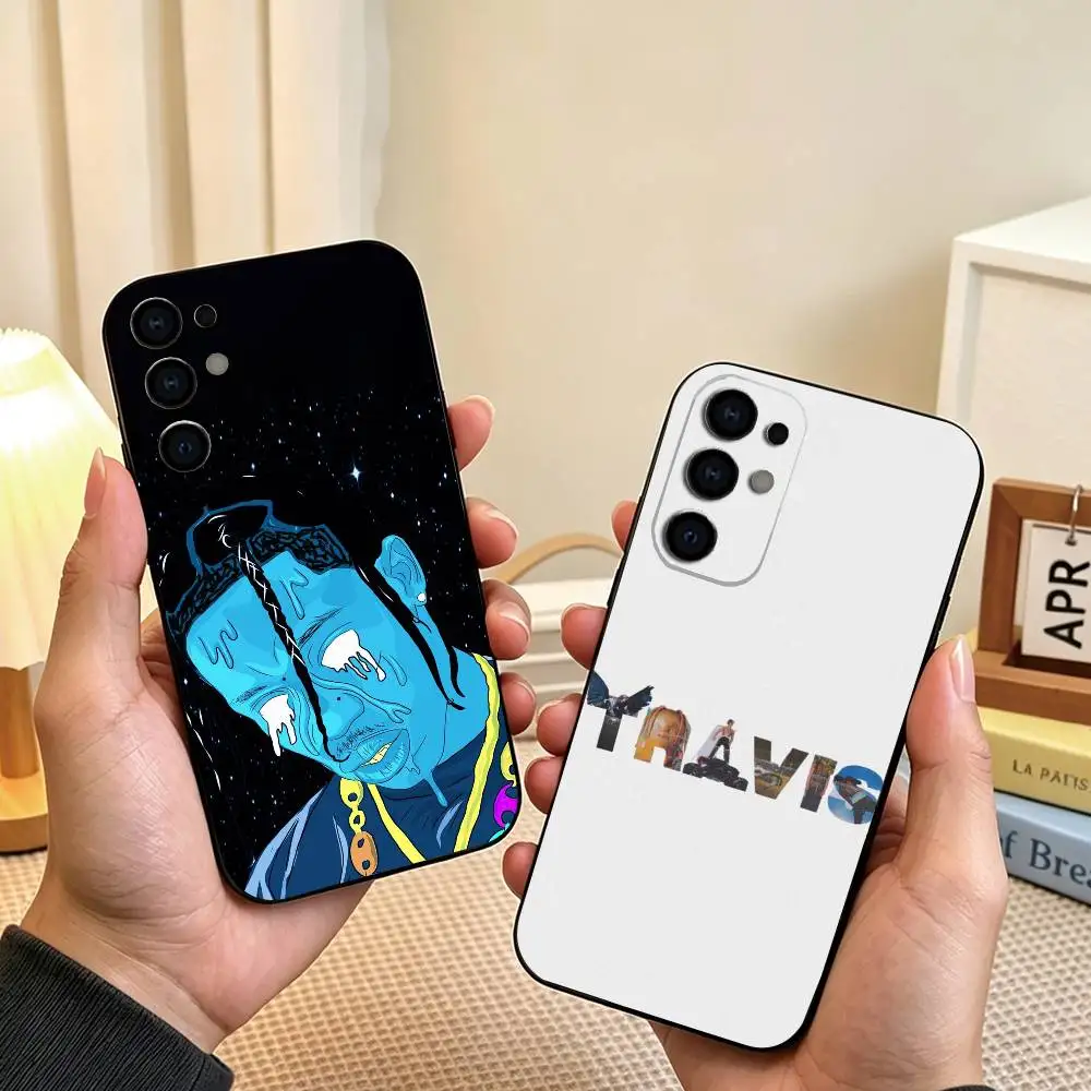S-Singer Travis Scott  Phone Case For Samsung S26,S25,S24,S23,S22,S21,S30,Ultra,Plus,Fe,Lite,Note,10,Black Cover Gift