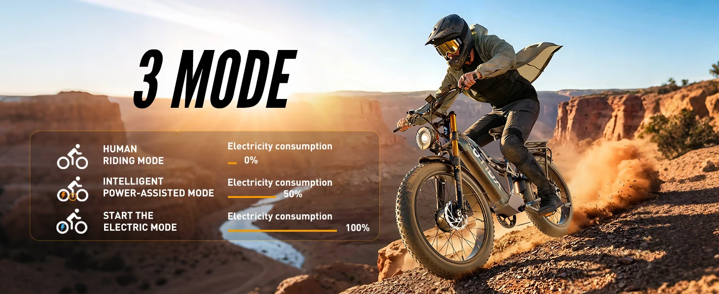 Three Riding Modes