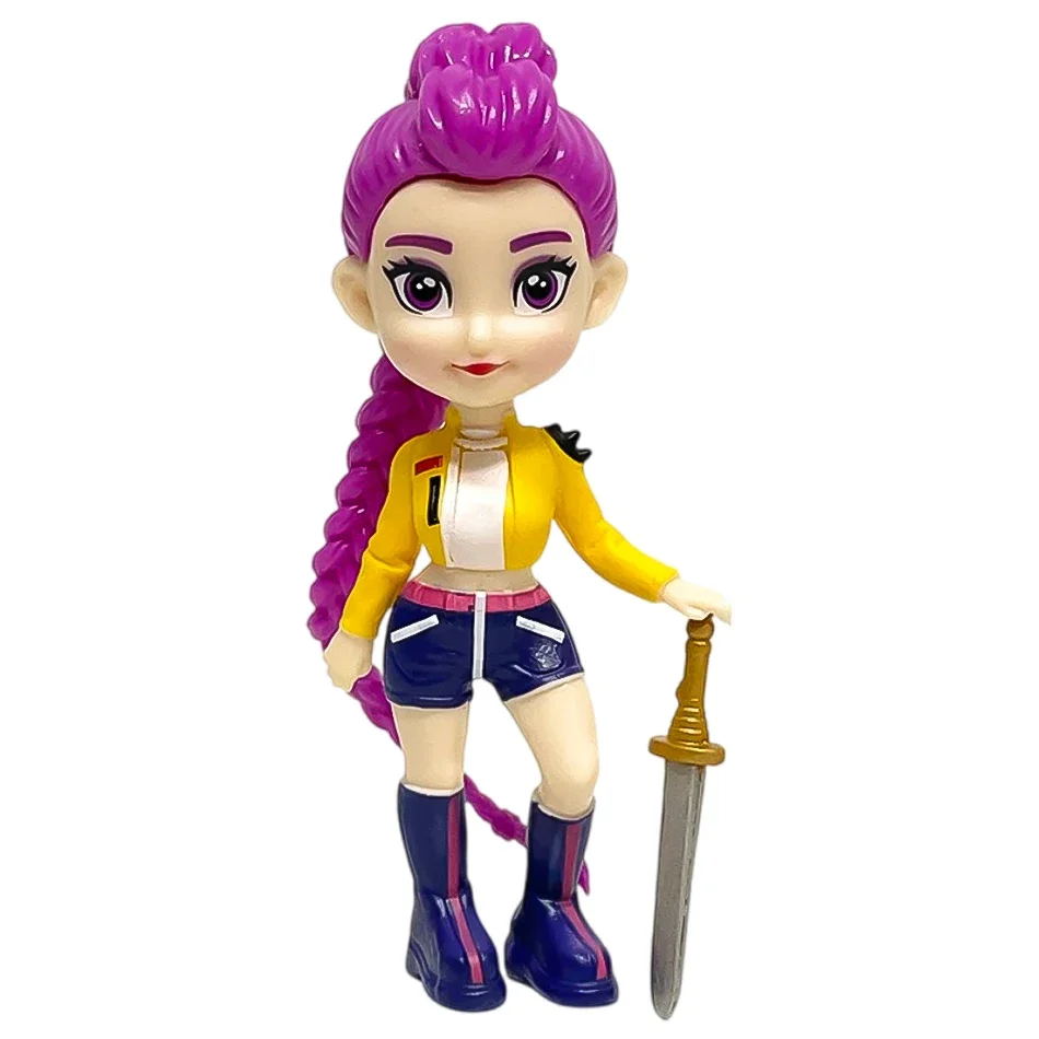 6pcs Kpop Demon Hunters blind box Figure Toy Cartoon Rumi/Mira/Zoey Action Figure PVC Model Desktop Decoration Doll Fans Gift