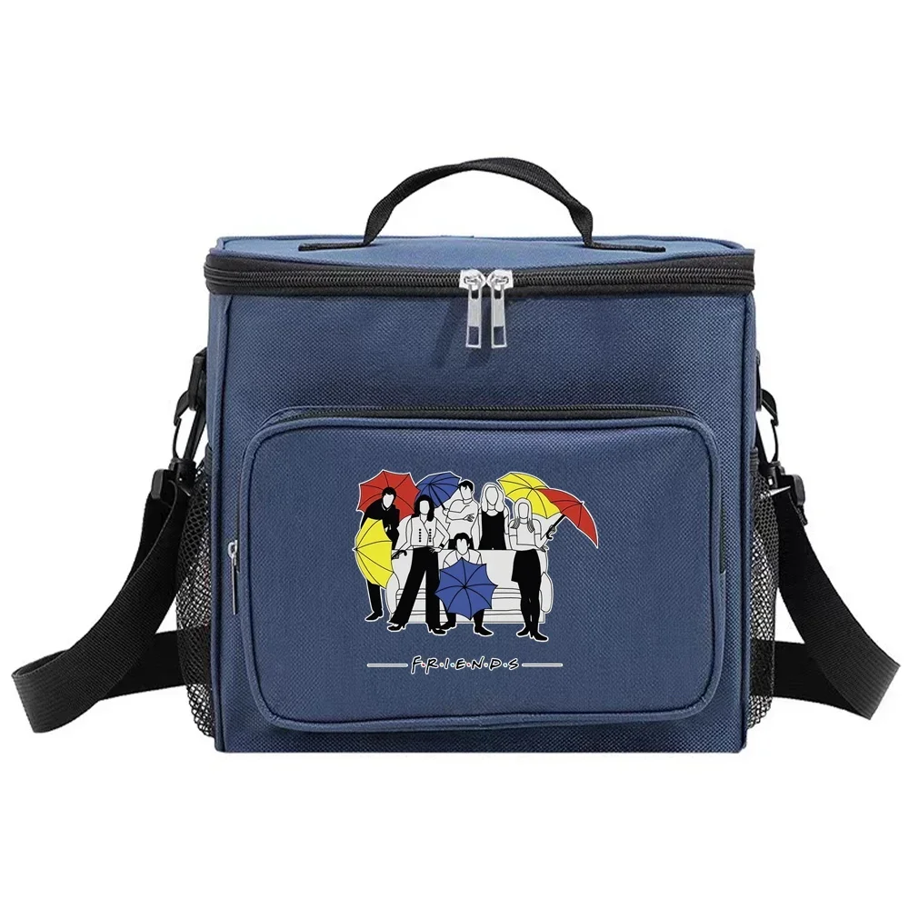 Lunch Bag Insulated Bags Cooler Box Thermal Organizer Handbag Shoulder Storage Lunchbag for Men and Women Friends Printing