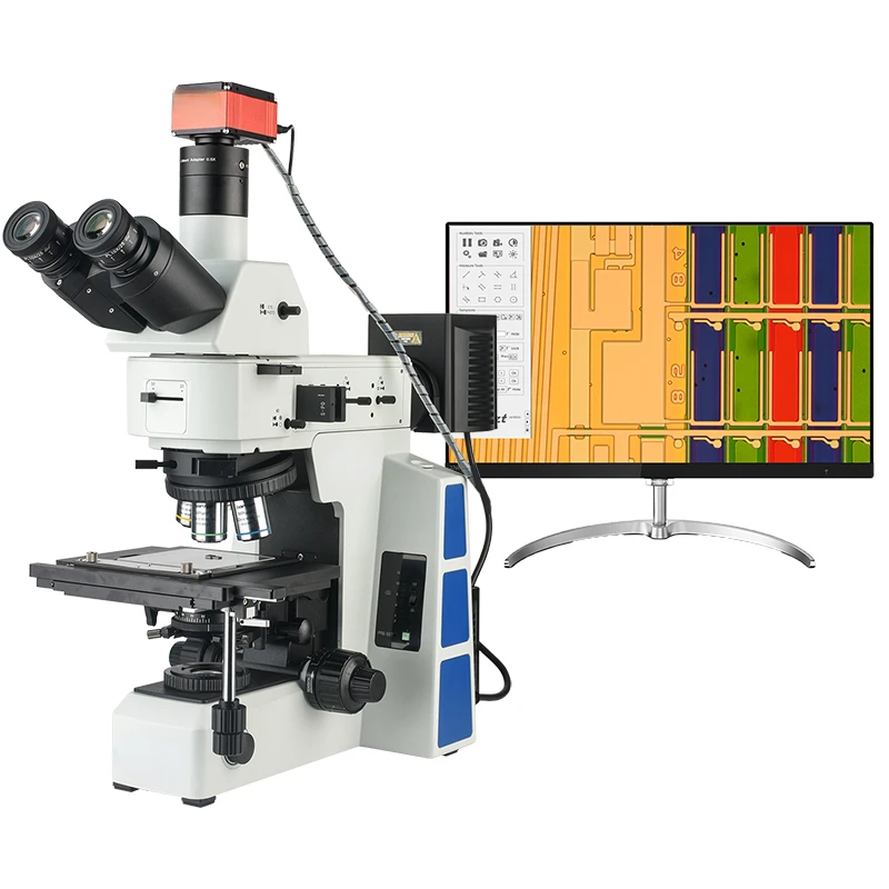 193X-1935X Electron Metallographic Microscope 4K HD Camera Supports Measurement, Photography, and Video Recording