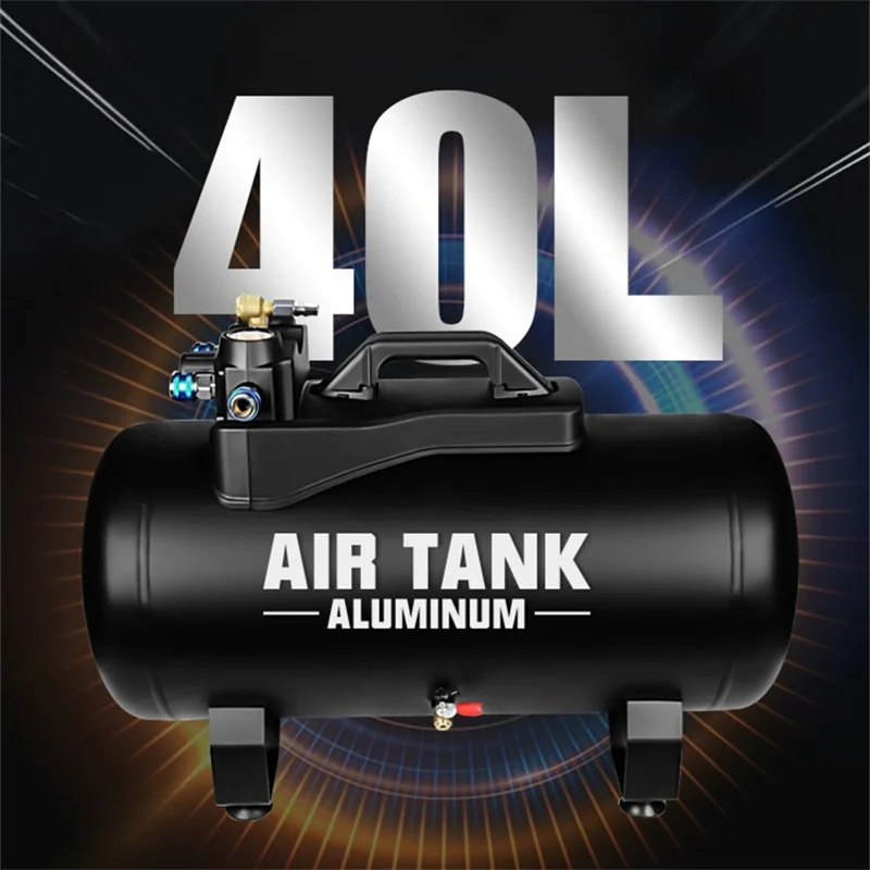 Compresor De Aire 40L Air Compressor Aluminum Gas Storage Tank for Simultaneous Use of Multiple Devices