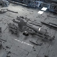 550PCS Star Battle Halo Midi Scale UNSC Paris-class Heavy Frigate Building Bricks Creative Educational Toy As Kids Birthday Gift