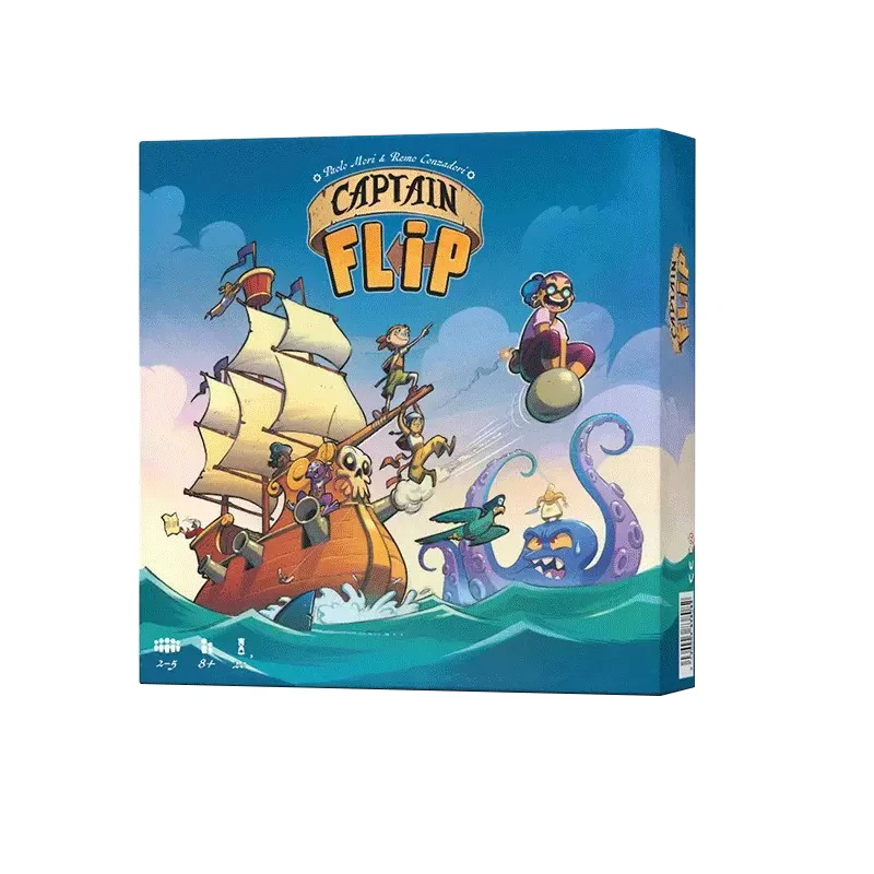 

Captain Flip Board game card flipping and treasure hunting Happy Leisure Party Game