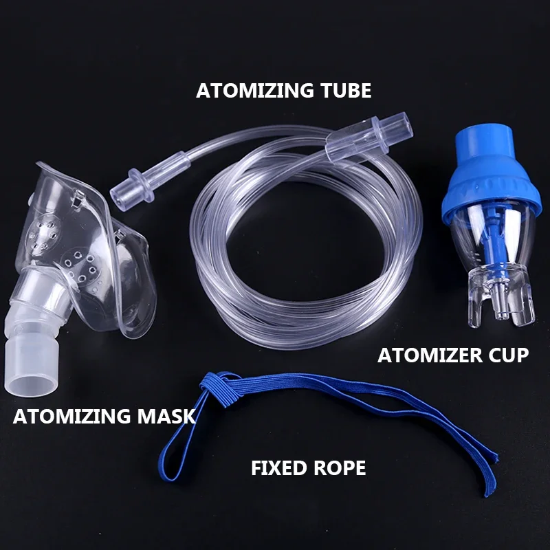 8ml Nebulizer Cup Soft Tube Inhaler Catheter for Child Mask Inhaler Set Household or Medical Compressor Nebulizer Accessories