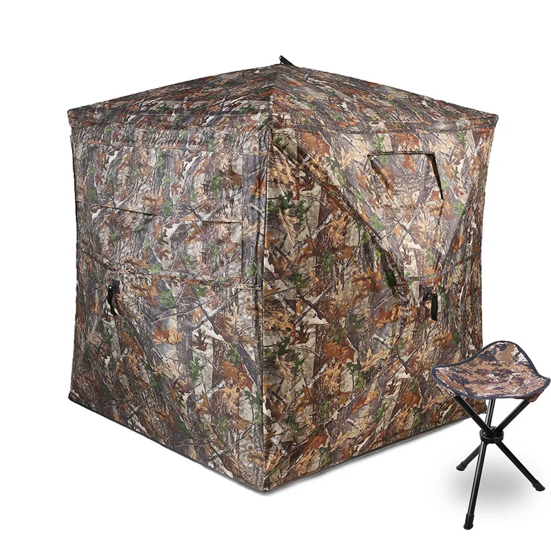 Imagem -05 - Camping Automatic e Hunting Camouflage Tent ao ar Livre 23 Pessoa Portable Vering Bird Spectator Fechado Jogo de Visualização Privado