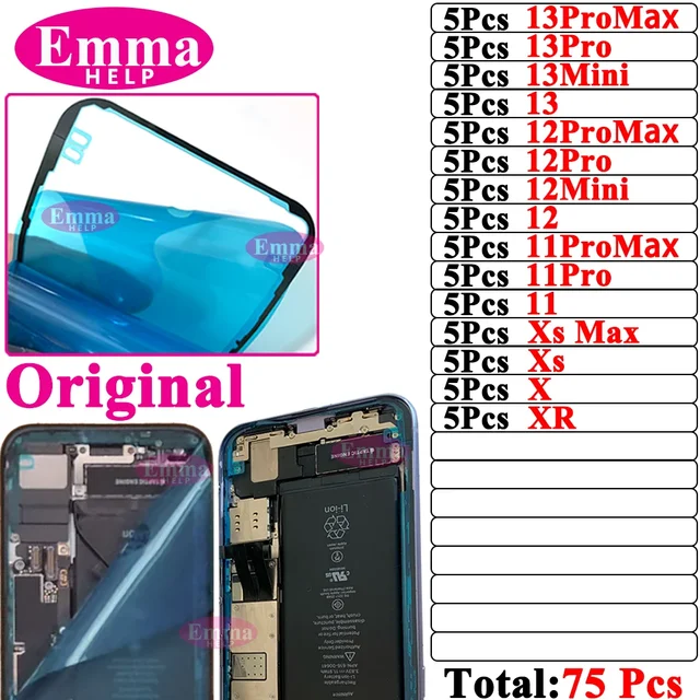 あゆみiPhone13promax本体➕シール Original Waterproof Seal Adhesive For iPhone 13 Pro Max 14 15 Plus