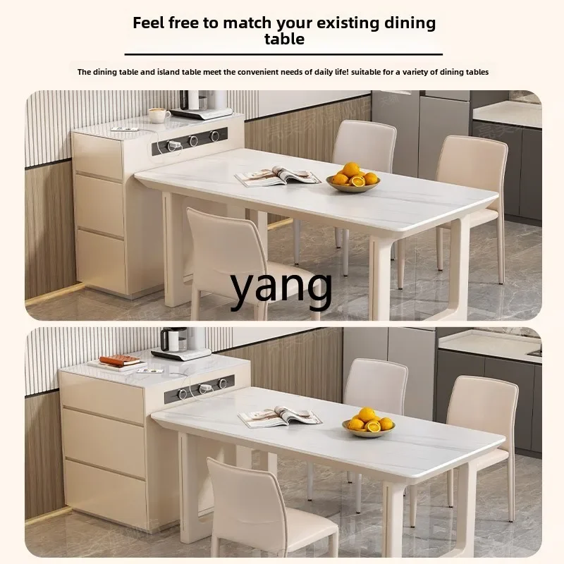 lmm island cabinet, separate narrow cabinet, movable falling cabinet, cream wind small apartment