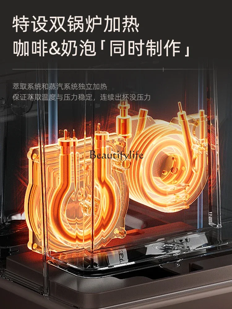 Coffee machine Small household all-in-one machine Full semi-automatic Italian grinding coffee maker