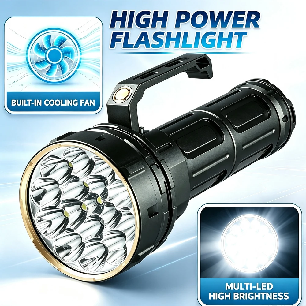 lampe-torche-led-la-plus-puissante-projecteur-d'urgence-exterieur-rechargeable-solaire-usb-lanterne-a-main-ultra-lumineuse-torche-a-haut-lumen