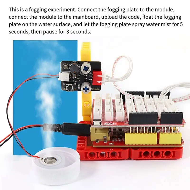 Air Humidifier Atomization Module Compatible With Lego Building Blocks DIY Electronic Atomization Experiment Module