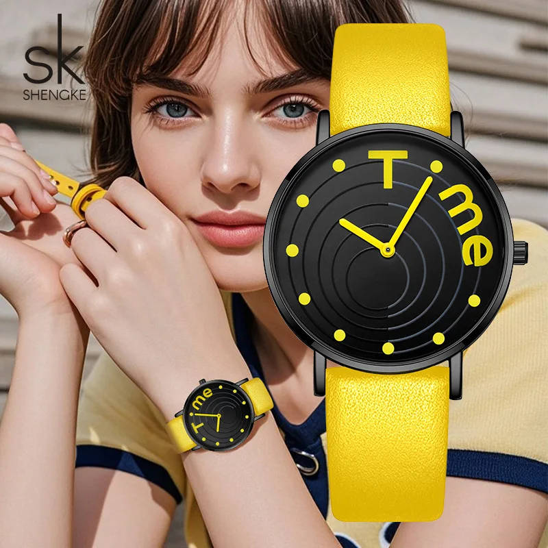 Large-faced quartz watch for women, students, and couples; fashionable and high-end watch for both men and women.
