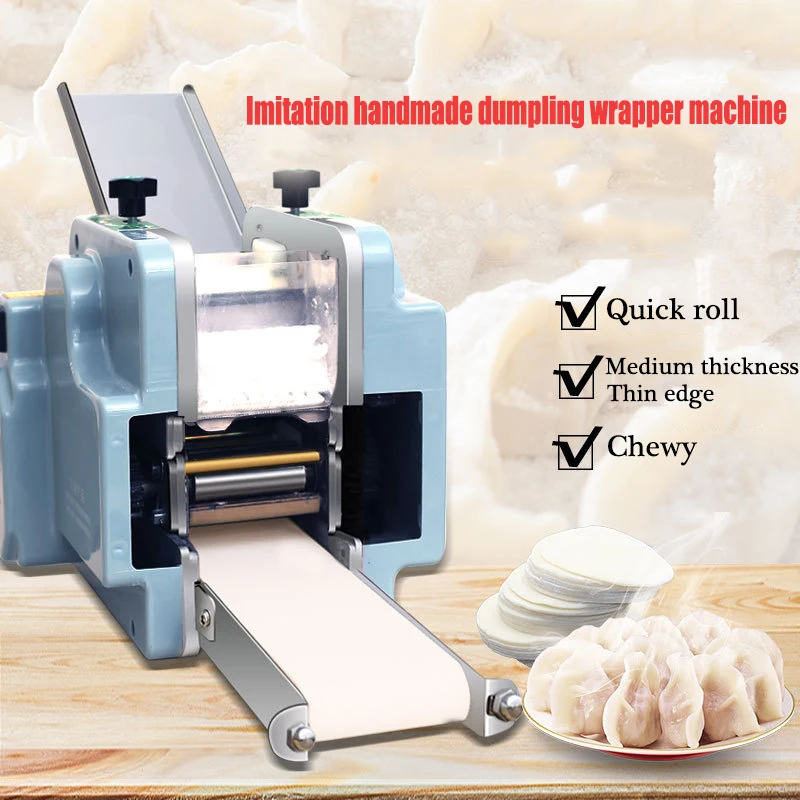 Wonton Wrapper Dumpling Machine Automatic Slicing Machine Dumpling Wrapper Machine Commercial Home Packaging Mold FoodProcessor jiutu laser machine automatic align mold for mobile phone back glass separating repair mould