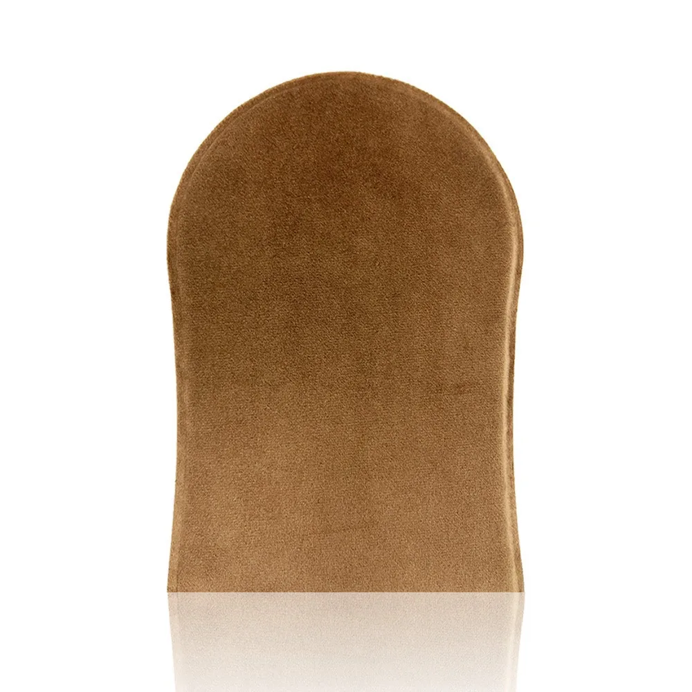 Non Slip Velvet Tanning Mitt Double Sided Waterproof Tan Applicator Glove Soft Texture Reusable Applicator Glove Spa Home