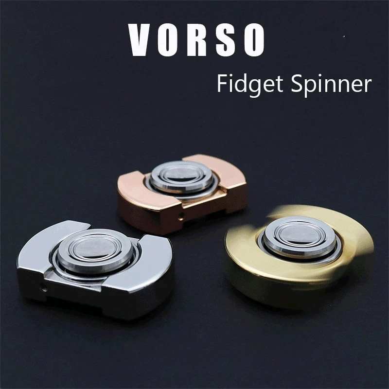 

Metal Fidget Spinner Stainless Steel Block Hand Fidget Finger Spinner Spinning Top Novelty Gryo Toys For Adult Kids Gift