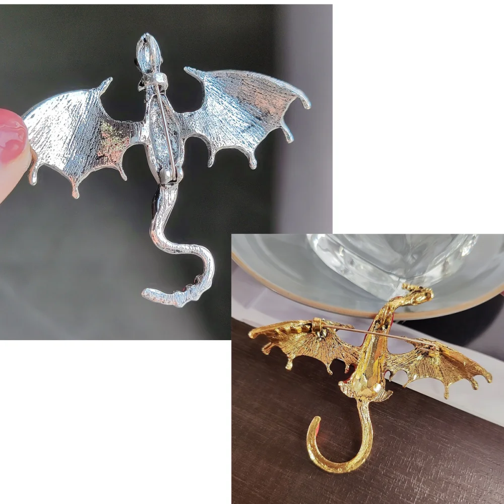 Dragon Enamel Pin, Creative Cartoon Design