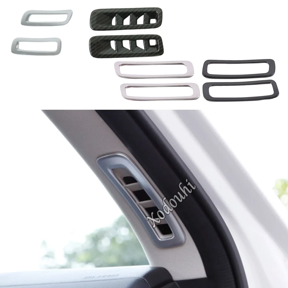 

Auto Stick Cover Frame Lamp Trim Front Air Condition Outlet Vent Hood For Mazda CX-5 CX5 2nd Gen 2017 2018 2019 2020 2021 2022