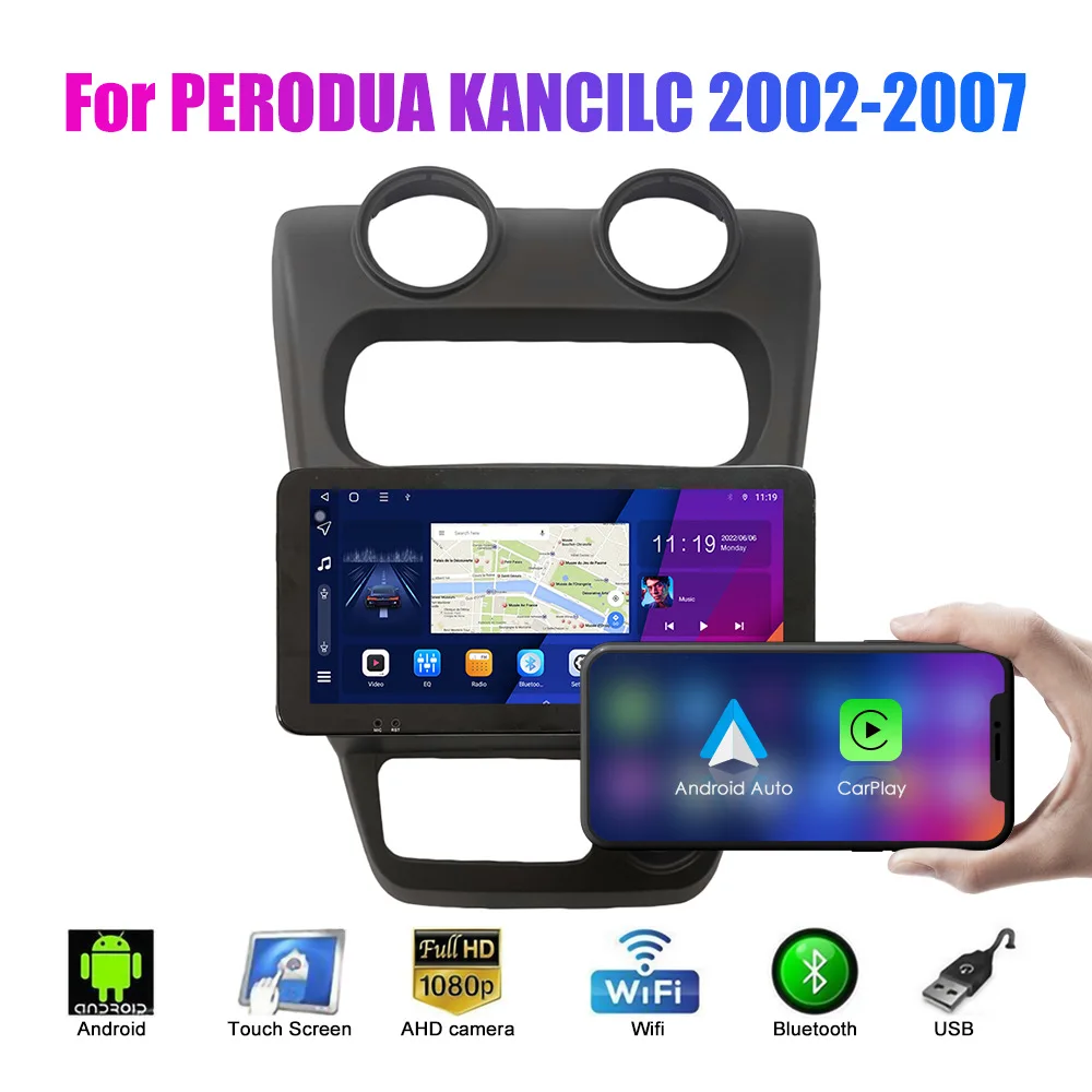 For Perodua KANCIL 2002-2007 9-inch Android Car GPS Navigation & Reversing Camera Integrated Unit