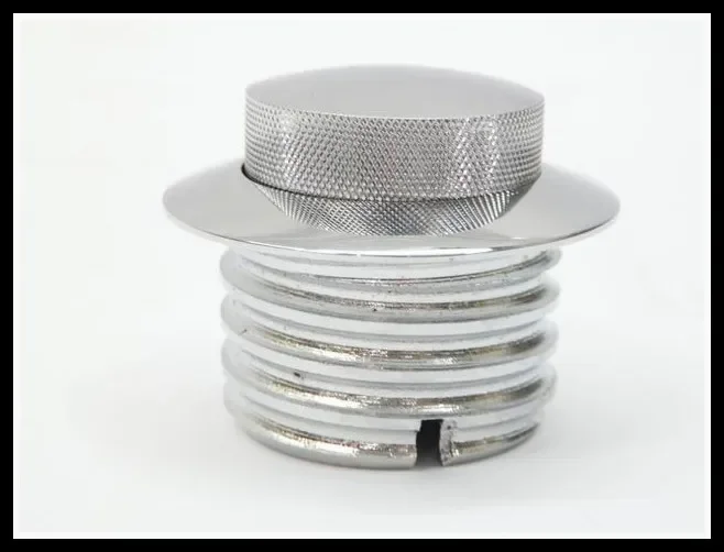 

GAS FUEL TANK DOMED POP-UP CAP COVER FOR HARLEY SPORTSTER CUSTOM CHROME