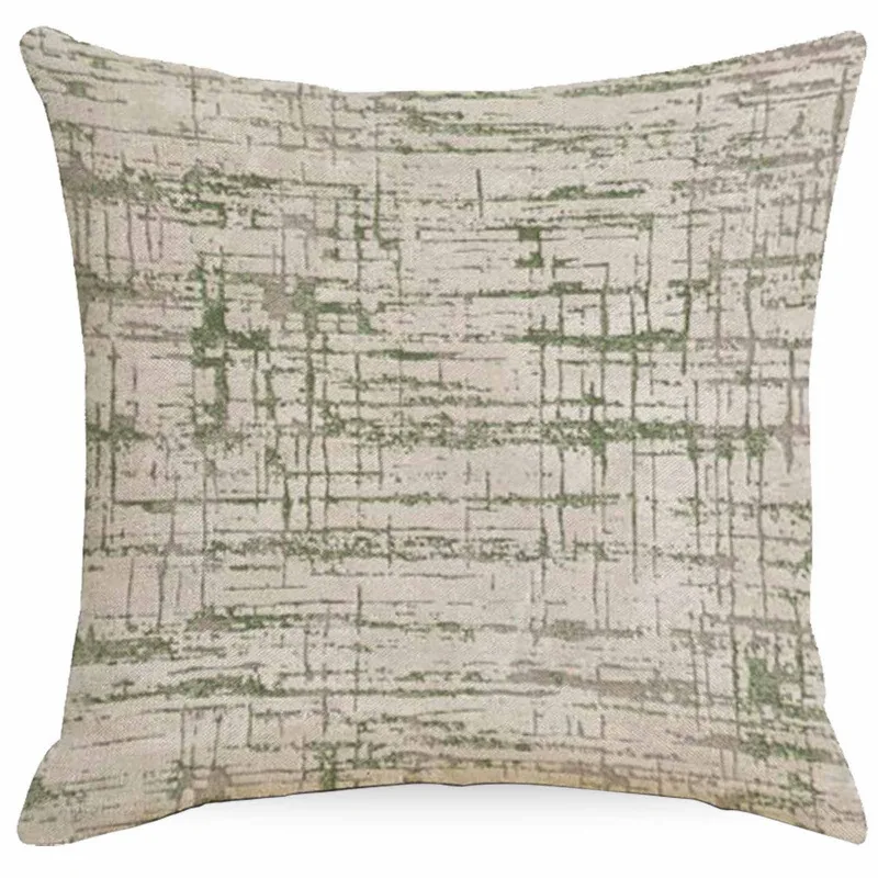 Fijne linnen kussensloop, decoratieve kussensloop voor de bank, Scandinavisch, minimalistisch, modern, abstract patroon.