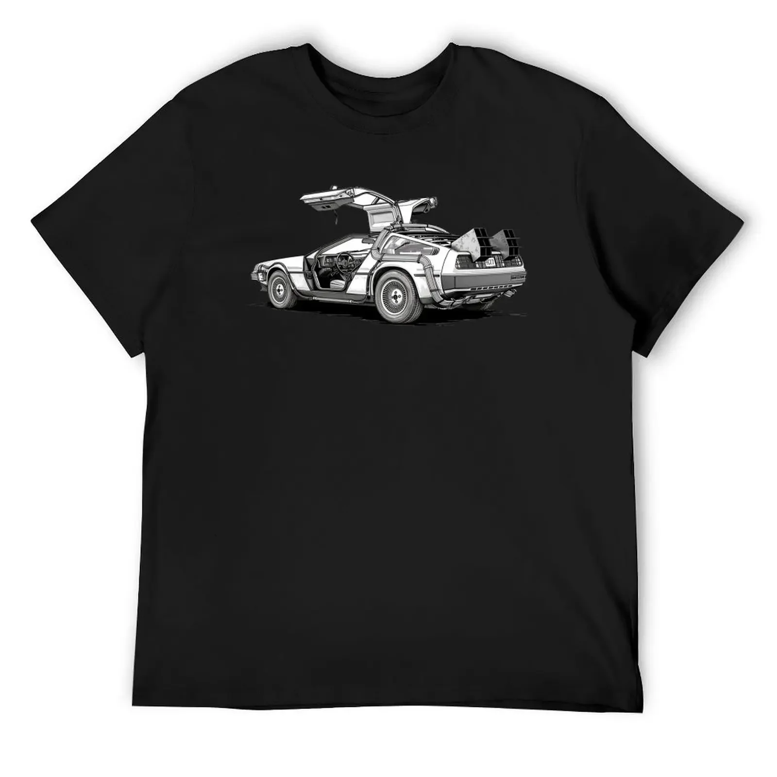 Delorean - Back Side T-Shirt shirts graphic quick drying cute clothes Men's clothing