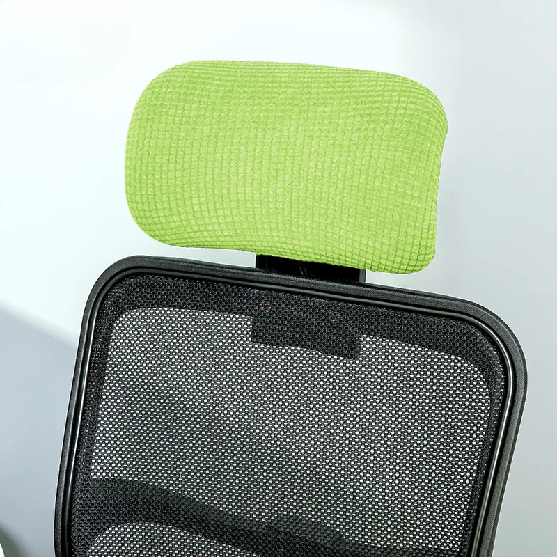 Jacquard Chair Headrest Cover High Elastic Solid Color Chair Headrest Covers Seat Slipcovers for Living Dining Room Home Decor