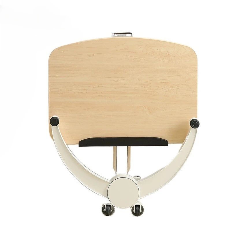 Folding lifting computer desk Standing free installation Mobile learning desk Children's online class writing desk