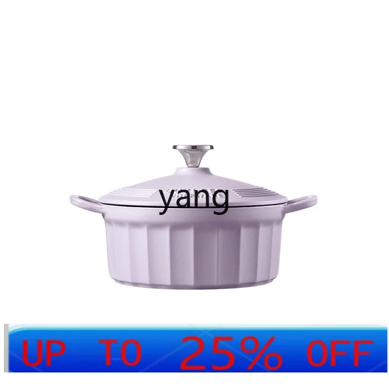 

Эмалированная кастрюля CX 22 см для дома, для супов, каш и тушения