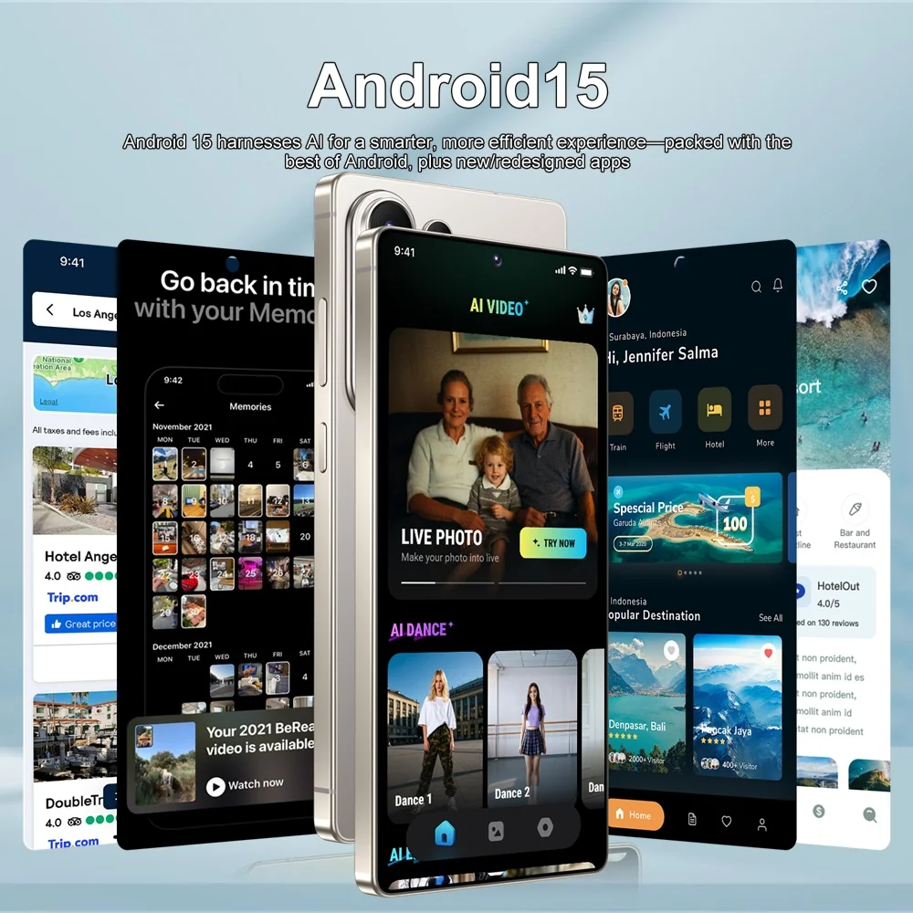 K-Touch New Smartphone Android For S26 Ultra 5G Cell Phone 7.3 Inch Full Display Mobile Phones 48MP Camera 22GB+2TB 7800mAh Battery Unlocked Android 15 Cell Phone with FM Radio GPS
