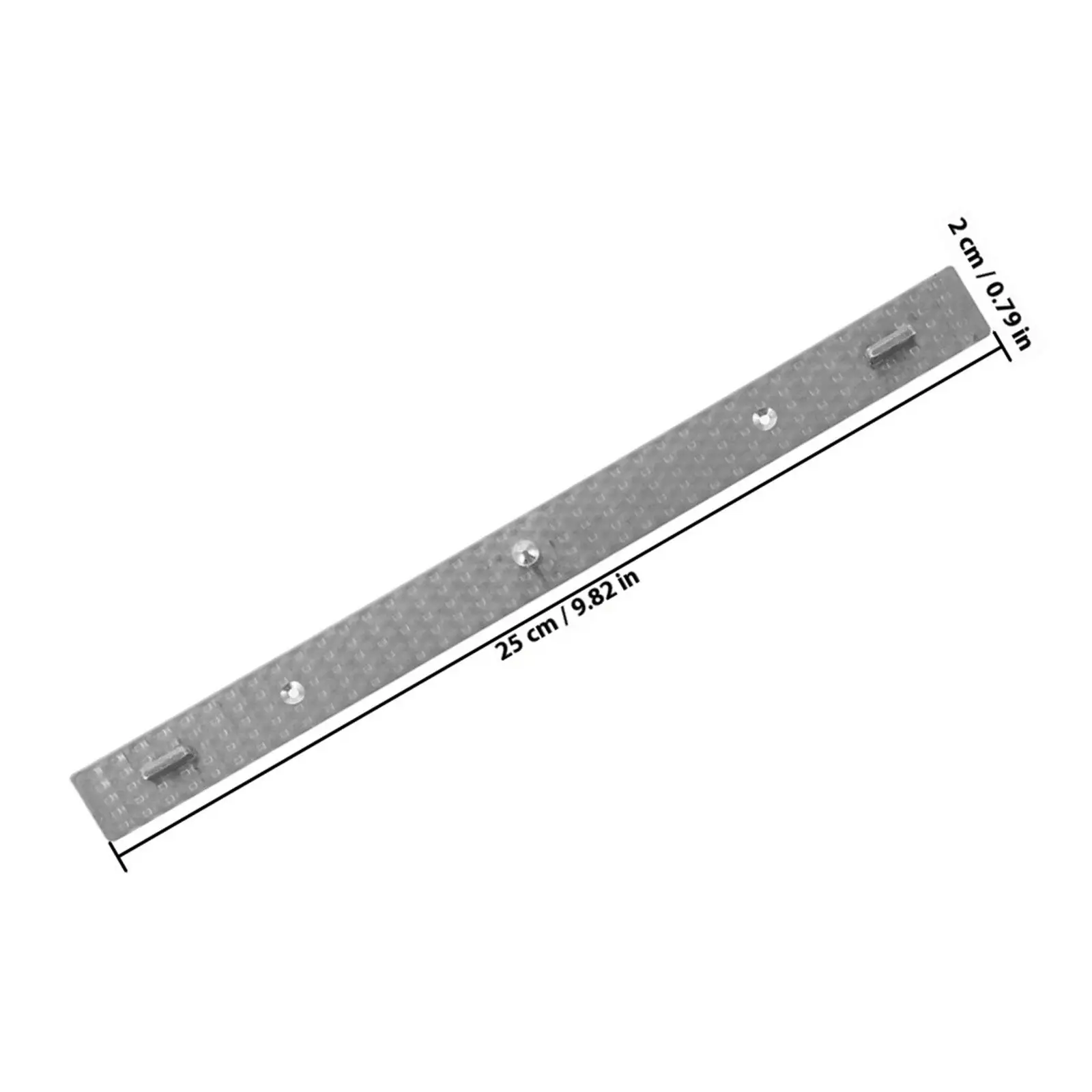 2Pcs Metal Animation Pegbar 3-Pin Rulers for Securing Animation Papers Drawing Supply Cartoon Art Tool Positioning Ruler