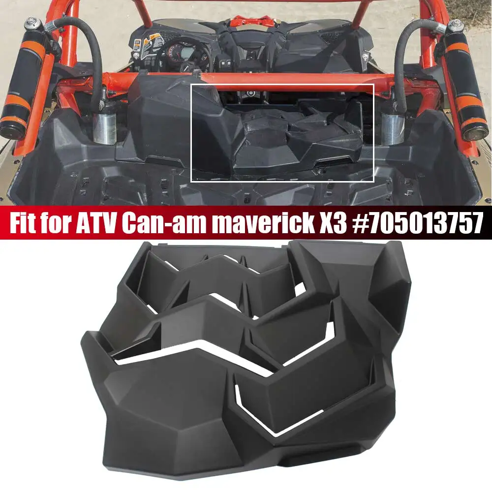 ATV UTV Accessories Rear Intercooler Duct Cover ABS plastic For Can-am maverick X3 #705013757 Matte Black Radiator Grille
