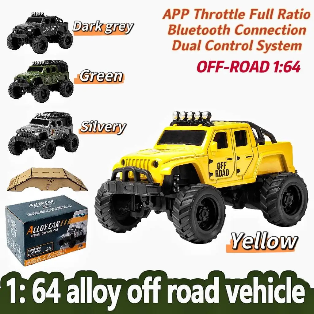 

1/64 RC RTR MINI Сплав Внедорожный автомобиль с дистанционным управлением Классический гоночный автомобиль Дрифтинг-тренер Автомобиль для скалолазания Big Foot Jeep Toy