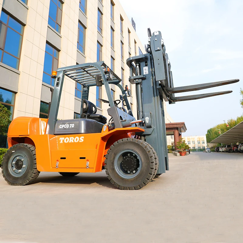 

China Forklift Manufacturer Customizable High Quality Four Wheels Forklift Lifting Truck 3 Ton-5 Ton Diesel Forklift Trucks