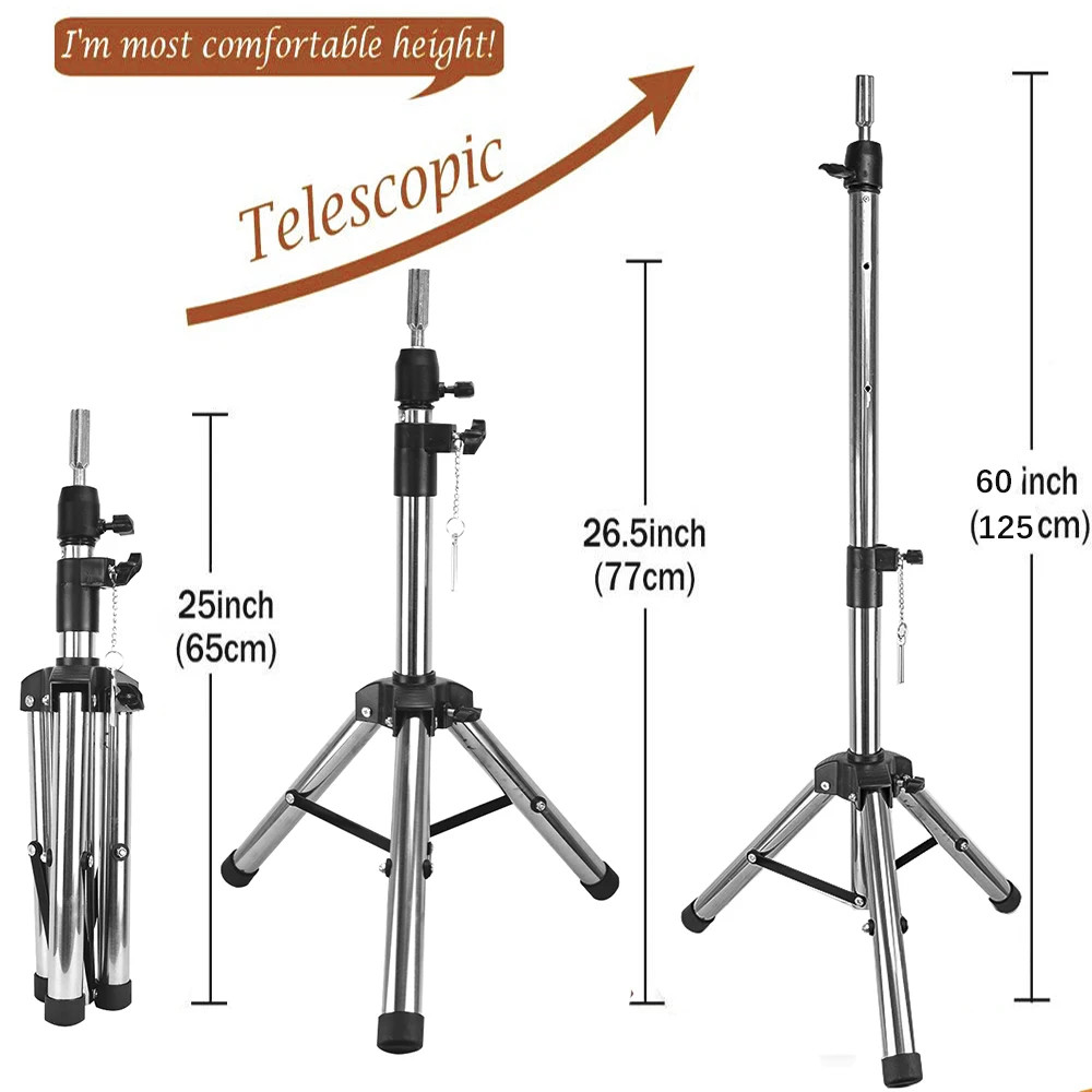 Stojak na regulowany statyw perukę stojak głowa manekina statyw głowa fryzjerska treningowa uchwyt przyrząd szkoleniowy do włosów