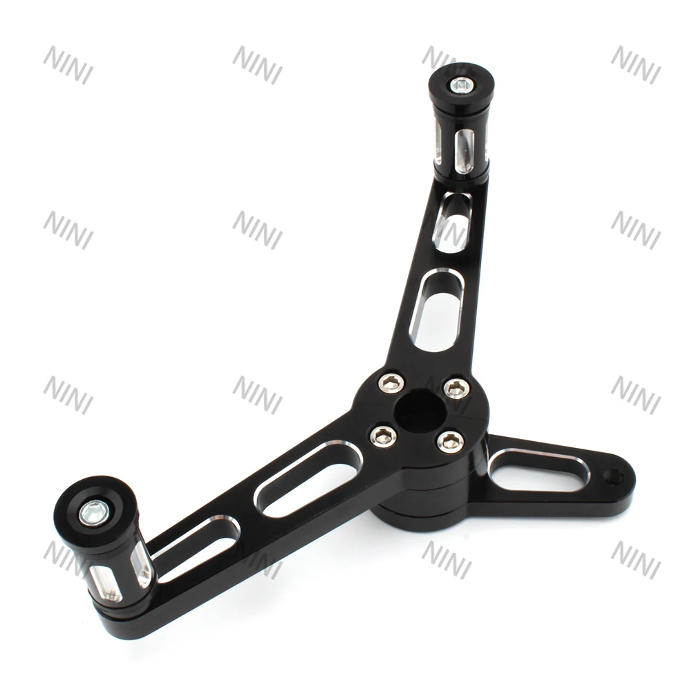 

Black/Chrome Motorcycle For Harley 2004-2022 Sportster XL 883 1200 Nightster Front Foot Pegs Heel Toe Shifter Lever Aluminum