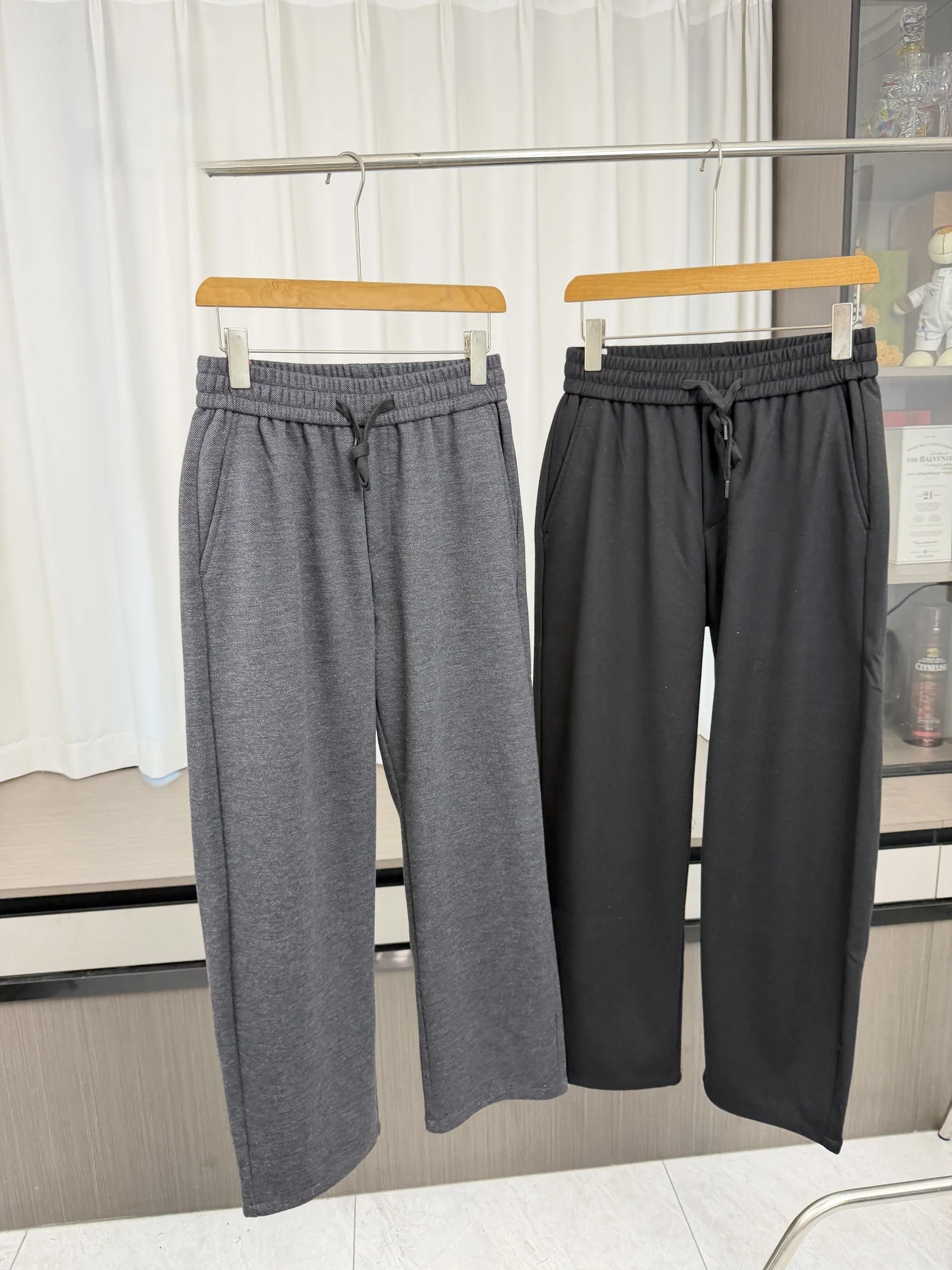Men's Casual Pants Wool Lyocell Blended Breathable Comfortable Business Commuting Autumn Straight Leg Pants