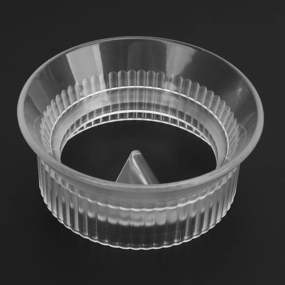 Transparent/Black Moka Pot Dosing Funnel Splash Proof Design Single Dual Valve Compatible Coffee Dosing Ring PC Material