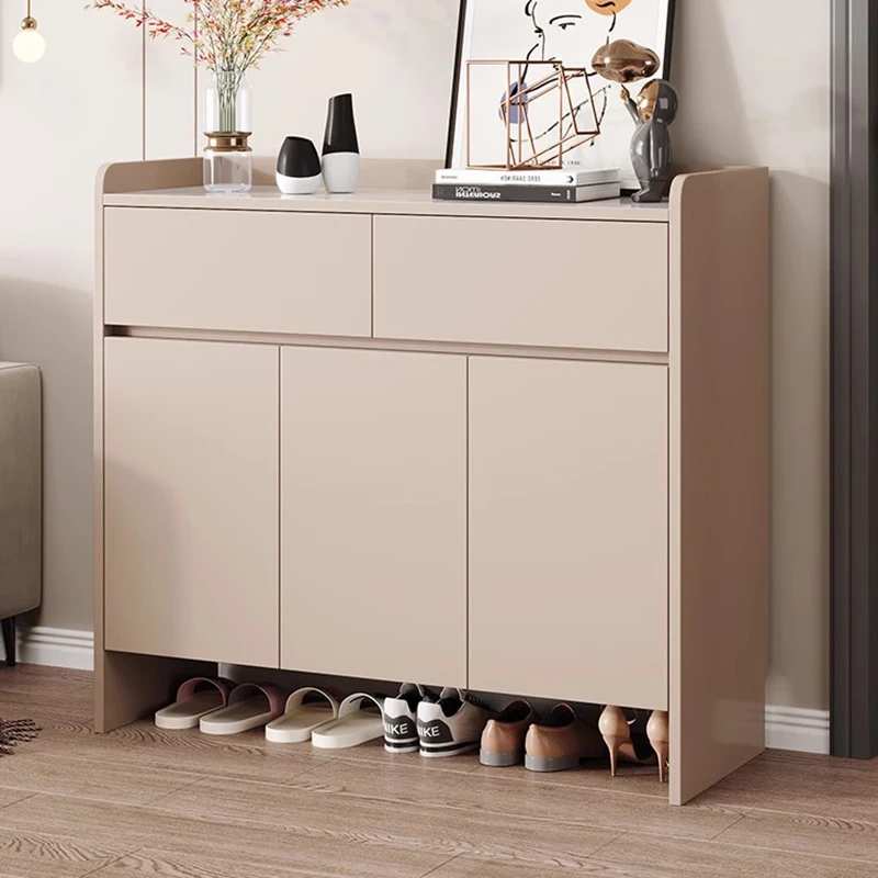 

Modern Designer Shoe Cabinet Bedroom Storage Display Space Saving Shoe Shelf Dining Clothing Nordic Zapatero Entrance Furniture