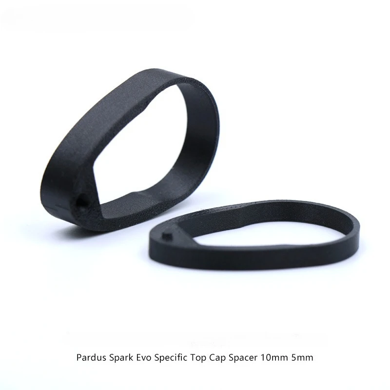 10mm 5mm Carbon Top Cap Spacer for Pardus Spark Evo Integrated Handlebar, Top Cap Extender, No-Cut Required Bike Cycling Parts