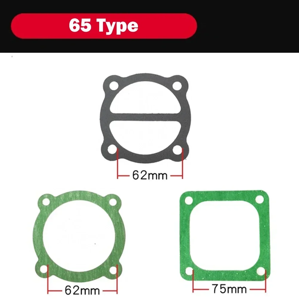 For Air Compressor Head Gasket Set Tools Valve Plate Gaskets 3PCS 51/65/80/90/95 Type Parts Piston Ring Brand New