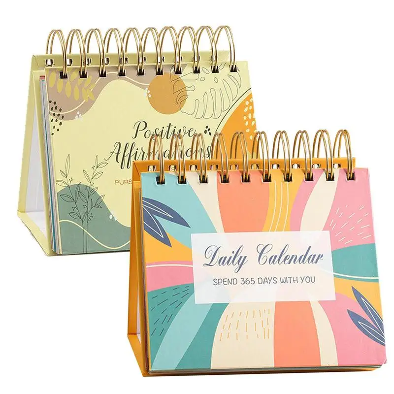 Daily Inspirational Calendar 2025 Desk Calendars Daily Affirmation Quotes Calendar Aesthetic Tabletop Centerpiece For Friends