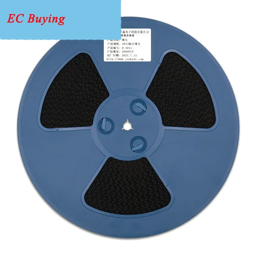 10Pcs/Lot 4013 Microphone MIC Condenser Electret 4MM Microphone Pickup 4*1.3MM MP3 Accessories For Toy Walkie-talkie