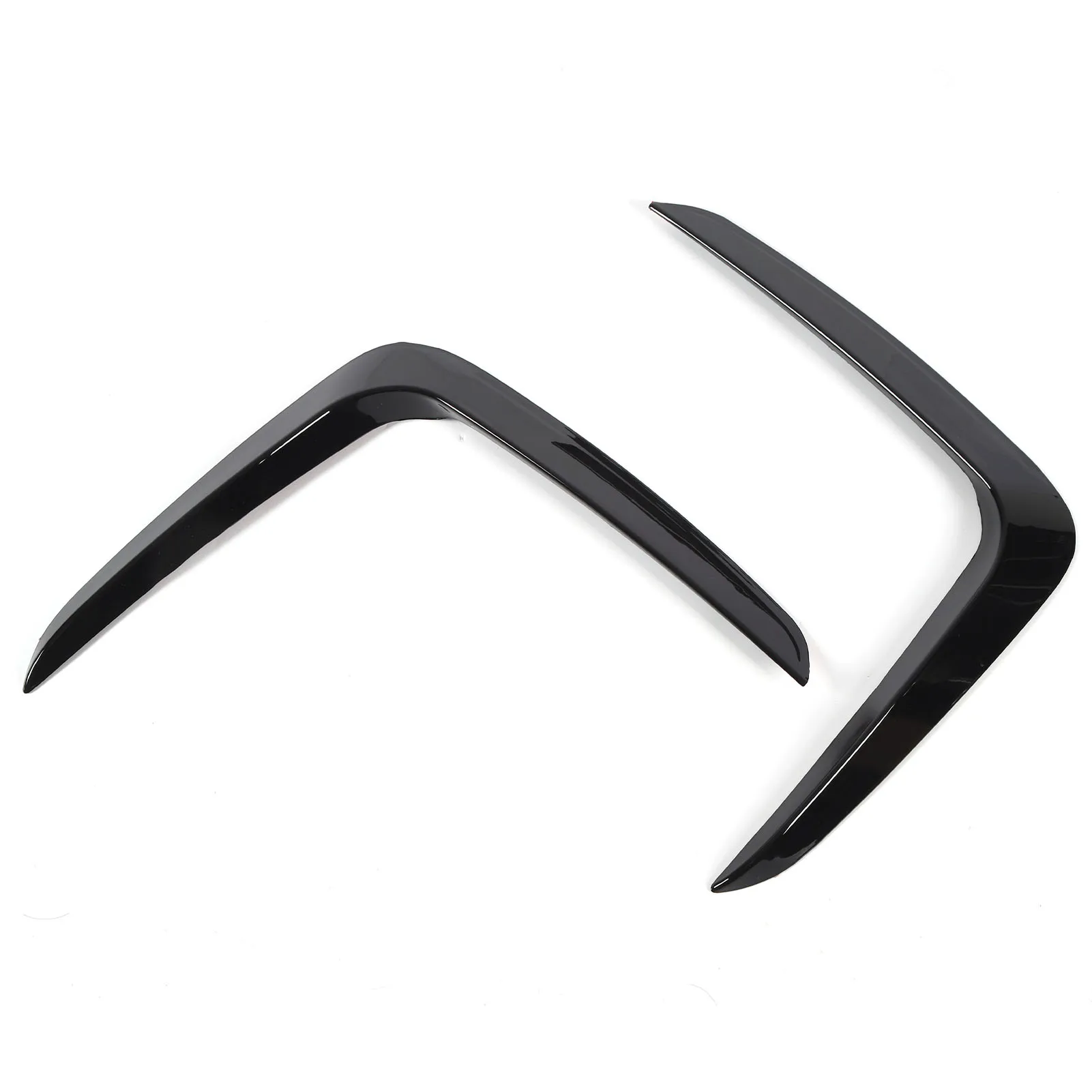 

2Pcs Front Bumper Air Vent Trim - Glossy Black Left And Right Spoiler Trim For X3 X4 G01 G02 M Sport 2018 to 2021, Exterior