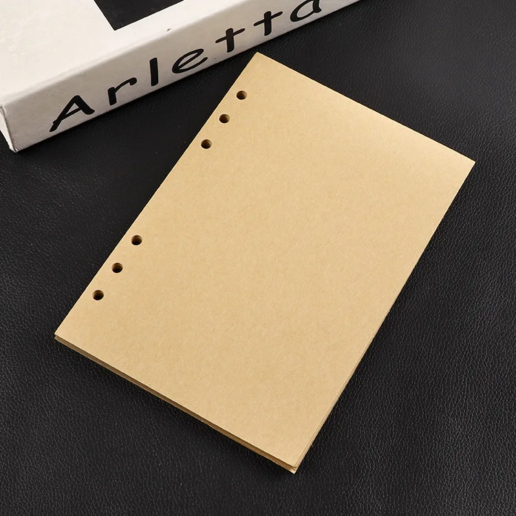 A4 B5 A5 A6 A7 Loose Leaf Notebook Refill Spiral Binder Inner Page Grid Blank Line Diary Agenda PlannerSchool Stationery