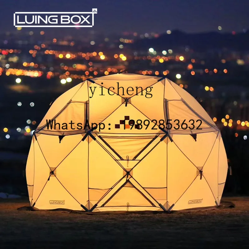X3  camping box spherical tent outdoor dome camping thickened waterproof awning picnic