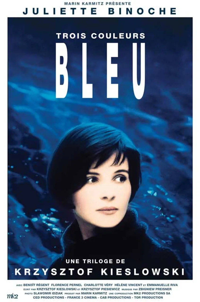 Three Colors: Blue Movie Print Art Canvas Poster For Living Room Decor Home Wall Picture