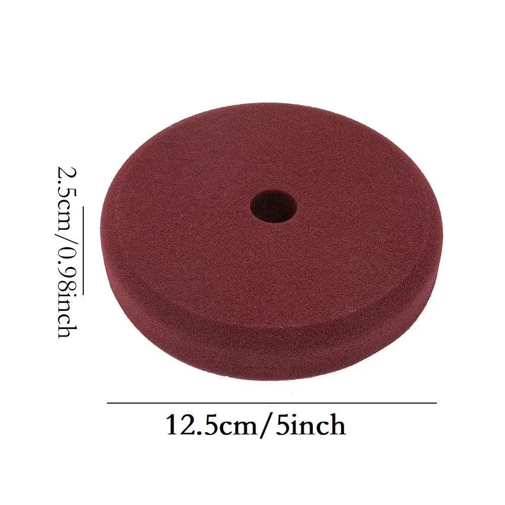 5 6 Inch Approx. Car Waxing Disc Polishing Machine Accessories Reusable Polishing Pads Quick Change Pads Variable Hardness Pads