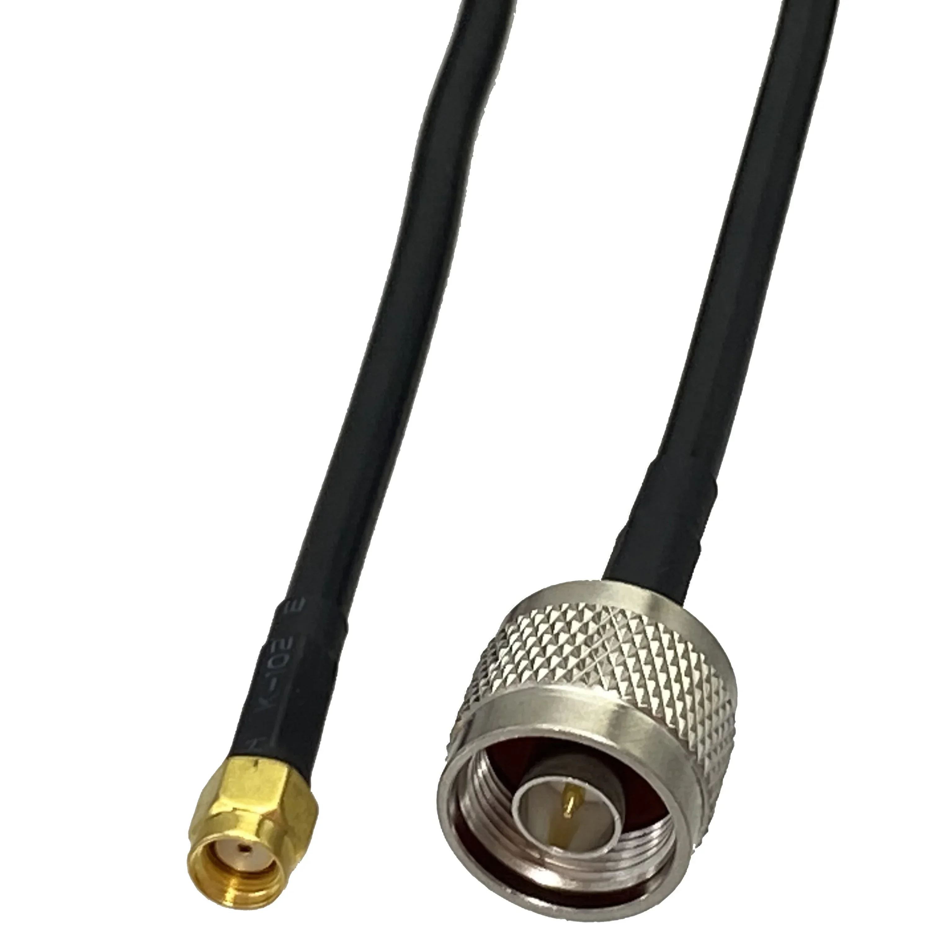 RG58 N Male Plug to RP SMA Male Jack Wire Terminals Crimp RF Coaxial Connector Pigtails Jumper Cable New 6inch~20M